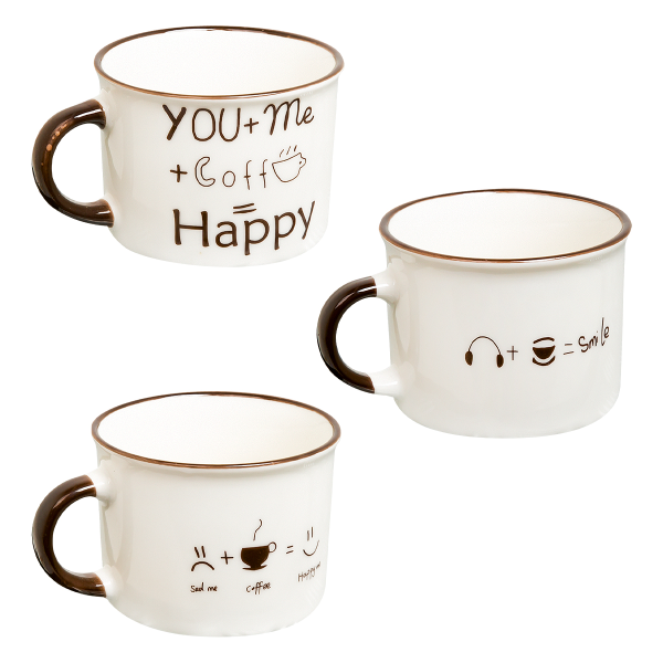 Кружка Coffee 160 мл 4 диз в ассортименте SDM027-1833 PRC