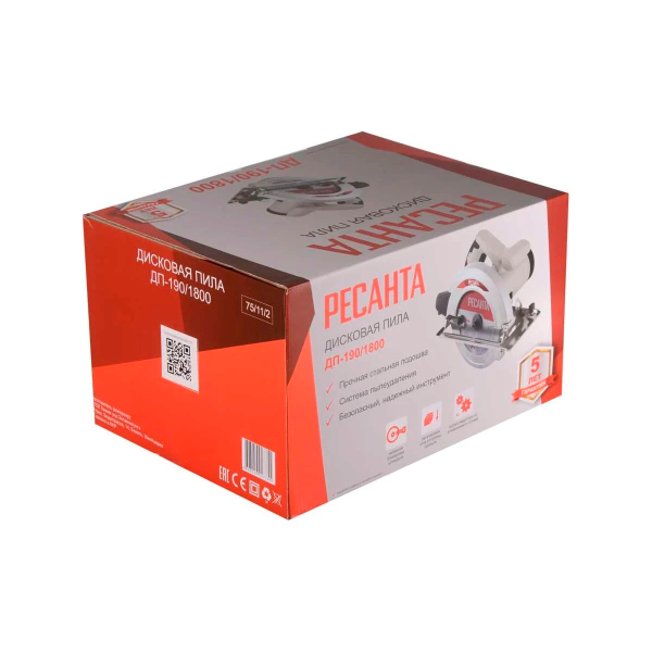 Дисковая пила ДП-190/1800 Ресанта
