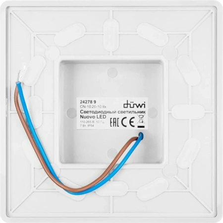 Светильник сд архитектурный Nuovo LED 7W, IP54, 3000K, белый, duwi 24278 9