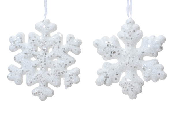 Украшение подвесное Snowflake 11 см 2 вида в ассортименте 470029 Kmg