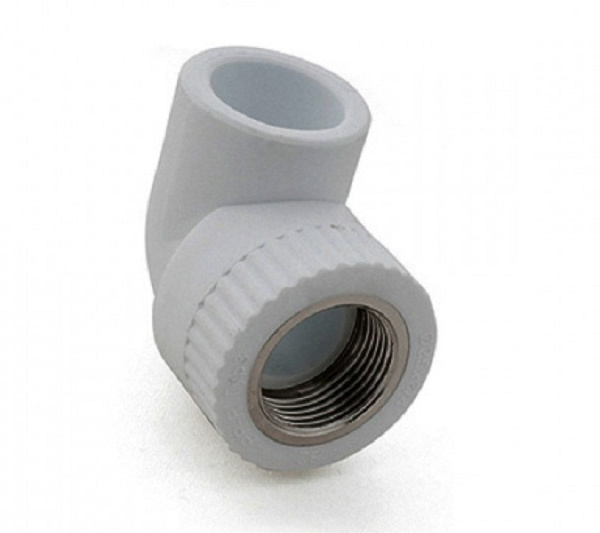 Угольник комб. внутр.резьба 32х1", серый РТП