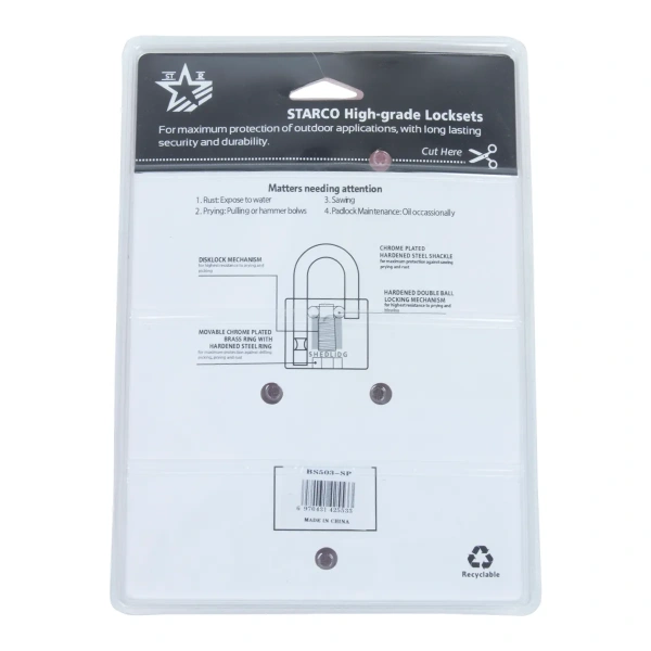 Замок SHENLING 50 мм ( 3 шт ) Замок SHENLING 50 мм ( 3 шт )