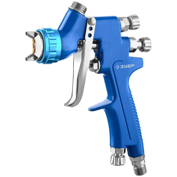 Краскопульт пневматический ЗУБР Профессионал PRO 600M HVLP c верхним бачком, регулятор, 1.4мм