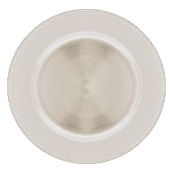 Блюдо декоративное Atmosphera 33 см серебро 208664C