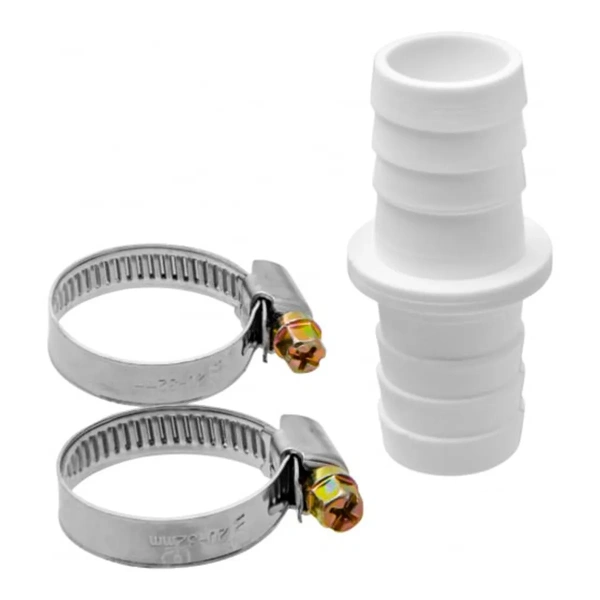 Соединитель 19/19 в комплекте с хомутами для сливных шлангов, MP-У арт.ИС.131467 Соединитель 19/19 в комплекте с хомутами для сливных шлангов, MP-У арт.ИС.131467