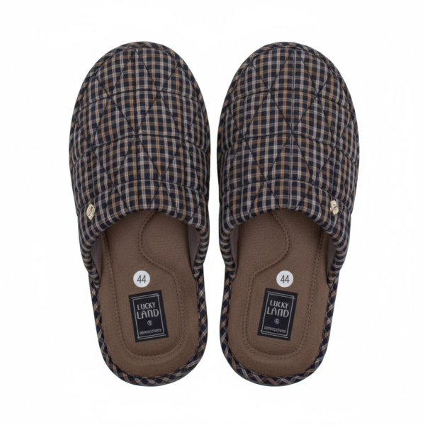 Тапочки LuckyLand домашние мужские р-р 41-46 в ассортименте 5087 M-CH-C