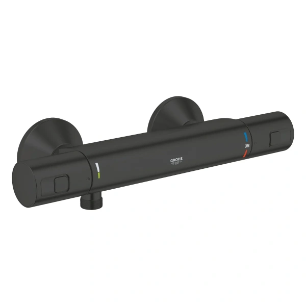 Сместель для душа GROHE Precision термостат, DN 15, черный матовый (345942430)