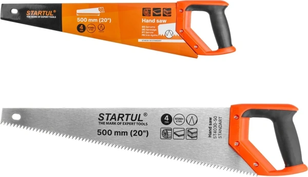 Ножовка по дереву  500мм 4 TPI STARTUL STANDART (ST4030-50)