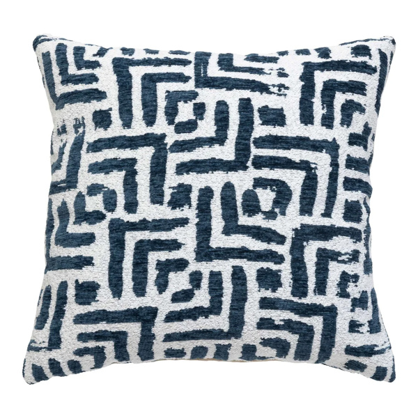 Наволочка на декоративную подушку Atmosphera JENI 40х40 см Эгейский синий 204510E