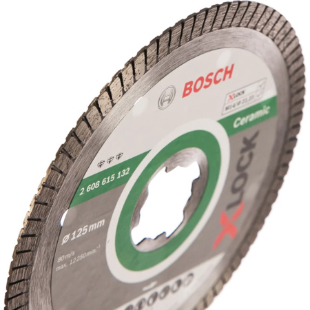 Диск алмазный X-LOCK Best For Ceramic Extraclean Turbo 125*22,23*1,4*7мм
