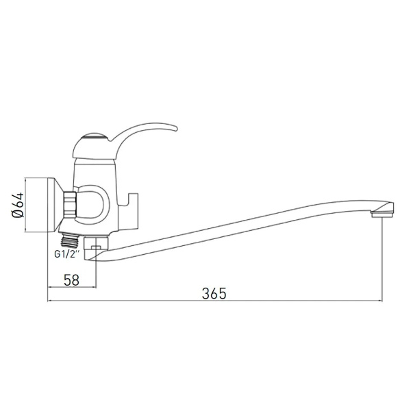 Смеситель в/д GROSS AQUA 7518586С-35S Provance, дл.изл. Смеситель в/д GROSS AQUA 7518586С-35S Provance, дл.изл.