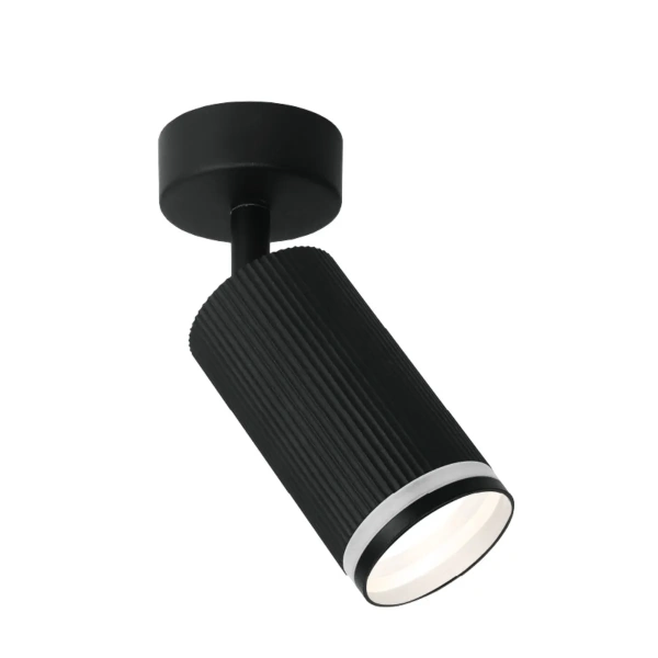 Светильник накладной WOLTA WSL-GU10/04BL под лампу GU10 IP20 черный D60x163