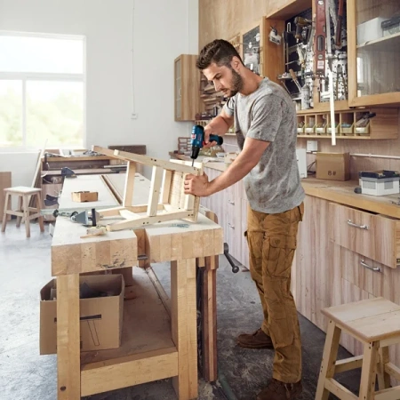 Дрель-шуруповерт аккумуляторная, ударная Bosch GSB 120-LI (2x 2.0 Ah) + набор оснастки (23 пр.)