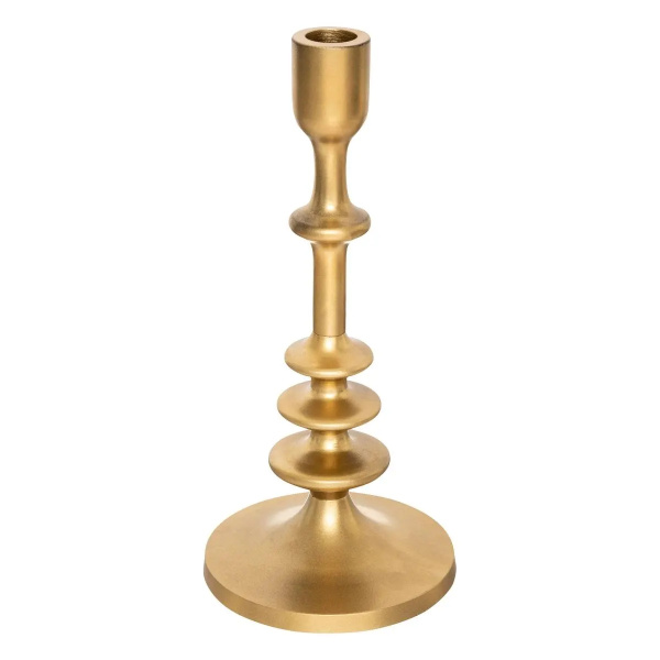 Подсвечник Atmosphera для конусной свечи 26 см золото 164217B