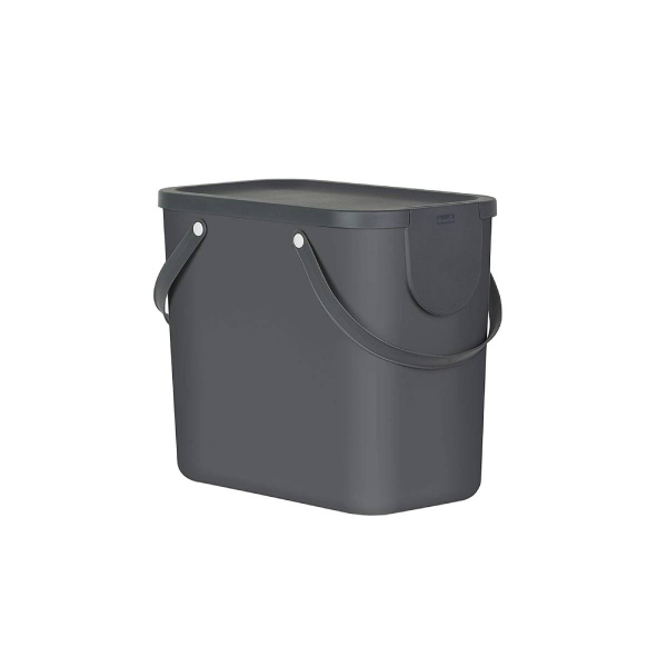 Контейнер ROTHO Albula для сортировки мусора 25 л антрацит 1024908853