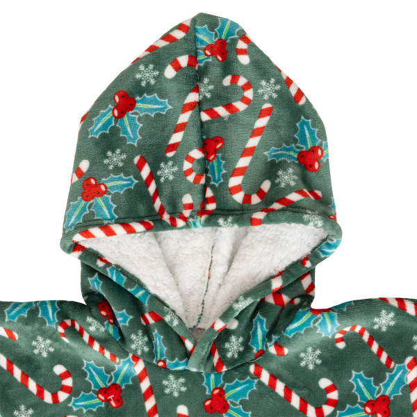 Пончо с рукавами Atmosphera НГ принт 208459