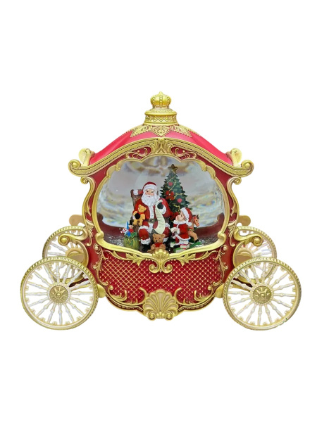 Декорация НГ Карета 26х11х20 см WDL-23031 CN