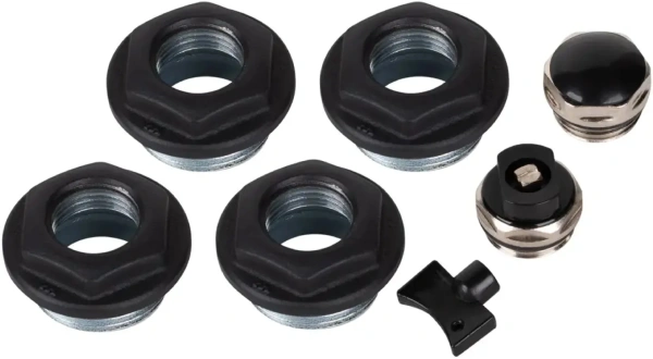 Комплект монтажный Royal Thermo 1”х 1/2" черный (Новый)