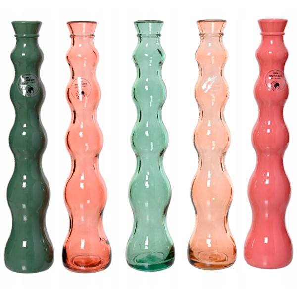 Ваза стеклянная Spring in Bloom 5 цветов в ассортименте 810084 Kmg