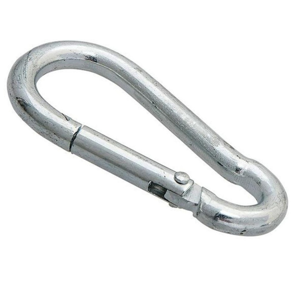 Карабин усил. DIN5299C  7мм (белый цинк 1 шт)