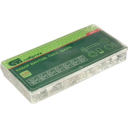 Набор шплинтов, S головки, с фиксацией, 150 предм.// Сибртех