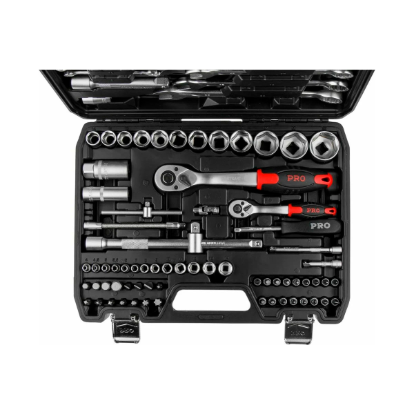 Набор головок и ключей 82 пр. 1/4",1/2" PRO STARTUL STUTTGART (PRO-082S), арт.PRO-082S