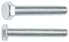 Болт М6х70 мм шестигр., цинк, кл.пр. 5.8, DIN 933 (10 шт в зип-локе) STARFIX