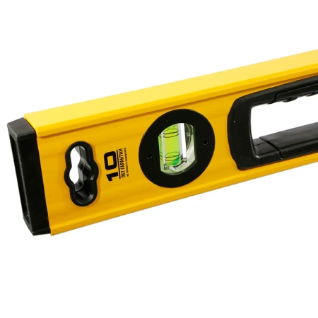 Уровень Hanskonner HK2015-01-0600 алюм. 600мм, 3 колбы,усилен,фрезеров.,магнит,точность 0,5мм/м,