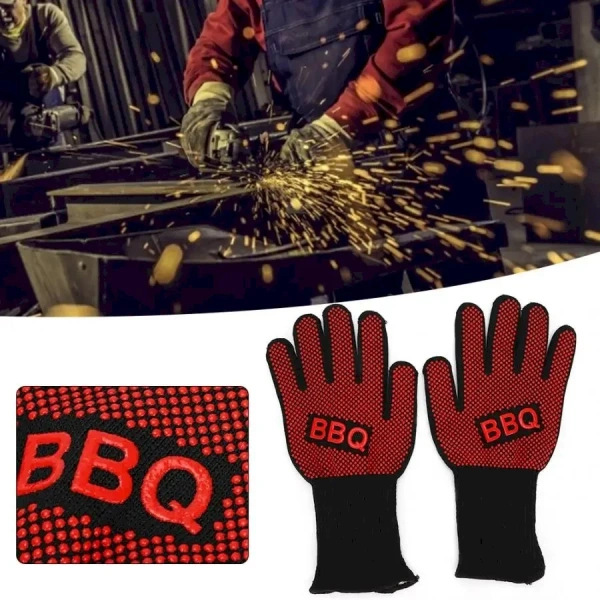 Перчатка огнеупорная BBQ до 600 градусов 1 шт PRC
