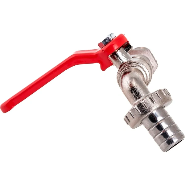 Кран шаровой водоразборный со штуцером 1/2" ручка, LIGHT, MP-У