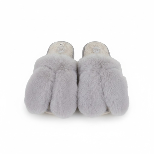 Тапочки LuckyLand домашние женские р-р 36-41 светло-серый 5069 W-C-LPVC