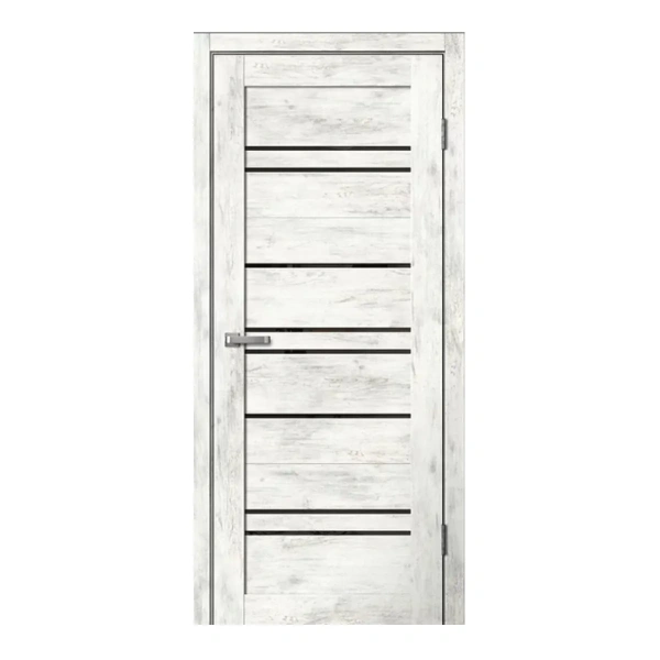 В2 Полотно дверное 600 ель альпийская (черное стекло) В2 Полотно дверное 600 ель альпийская (черное стекло)