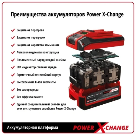 Шуруповерт аккумуляторный Einhell TE-CD 18/40-1 Li (2x1,5 Ah) (4513939)