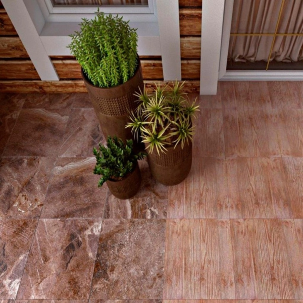 Керамогранит арт. 739563 Лава кор.темный 450х450 толщ.8мм