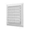 Решетка вентиляционная AIRVENT 399х349 регулируемая жалюзи пластик ERA