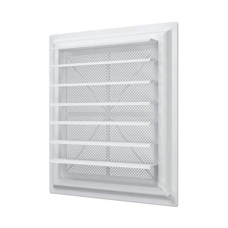 Решетка вентиляционная AIRVENT 399х349 регулируемая жалюзи пластик ERA