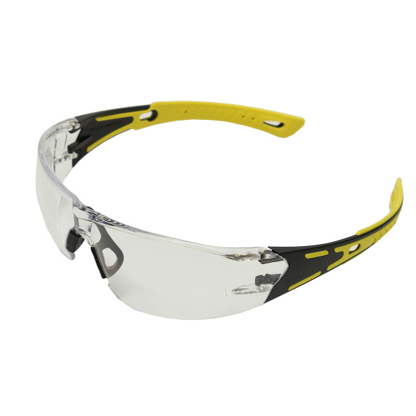 Очки защитные открытые, поликарбонатные, прозрачная линза, 2х комп.дужки// Denzel