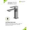 Смеситель д/р GROSS AQUA 6210880GM Грани (Edge)