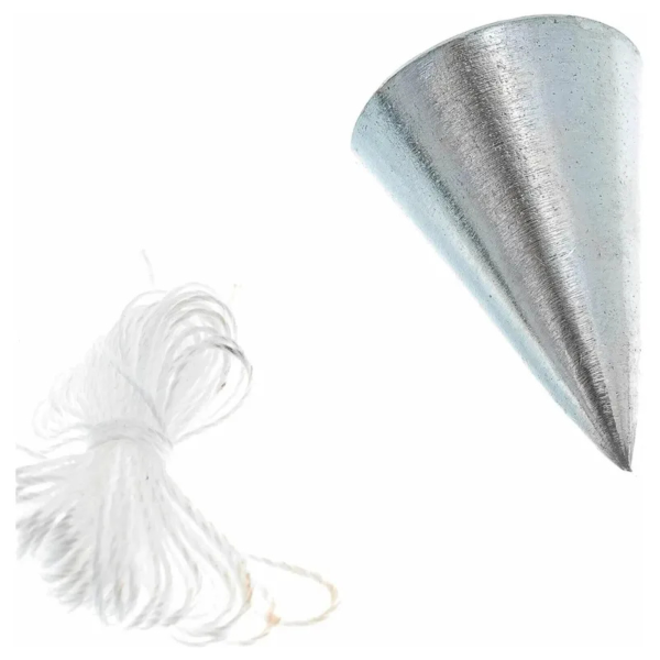 Отвес конусный, 300 г, шнур 5 м// MATRIX