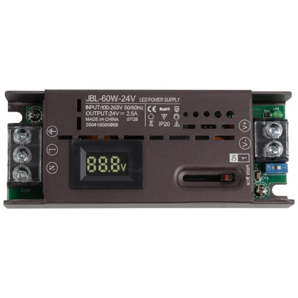 Блок питания для светодиодного оборудования (LED Power Supply) 24V-60W-IP20