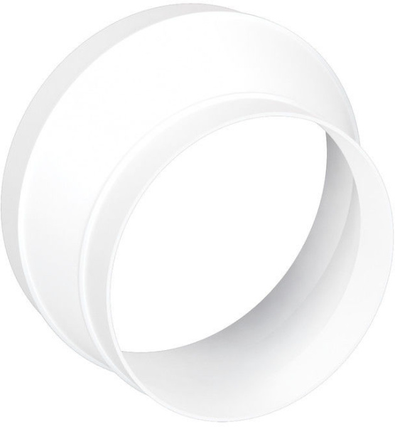 Соединитель эксцентриковый круглых воздуховодов D100/125