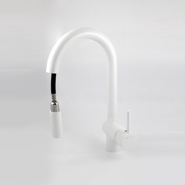 Смеситель д/кухни с вытяж.изливом GROSS AQUA 3140609MW Extra Смеситель д/кухни с вытяж.изливом GROSS AQUA 3140609MW Extra