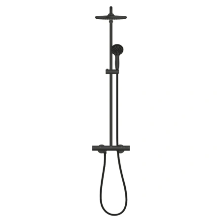 Душевая система с термостатом GROHE Vitalio Start 250 (круглый верхний душ Ø250, 1 режим струи, 9.5 