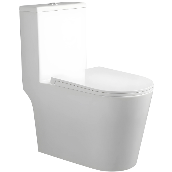 Унитаз монолитный SANITECO 6380 Tornado белый 690х360х790