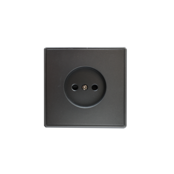 Розетка Brilliant E2-108-1 серый