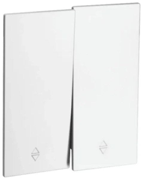Переключатель 2 кл 10А с/у б/рамки QUATTRO ARCTIC WHITE UNIT (10)