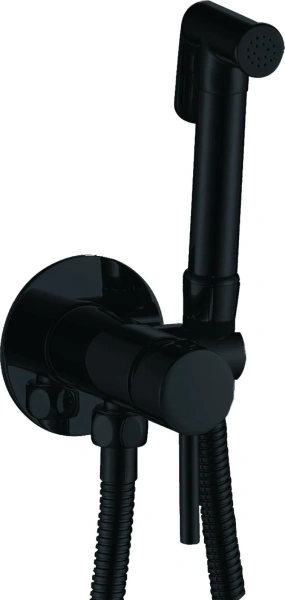 Смеситель с гигиеническим душем HAIBA HB5511-7 черный