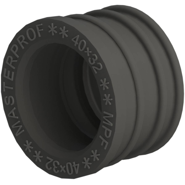 Манжета для канализации черная ТЭП 40х32 MPF, МРУ