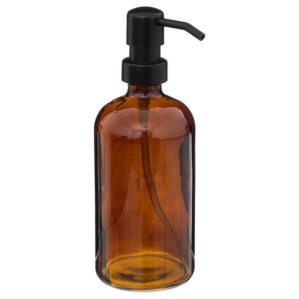 Дозатор для жидкого мыла коричневый 5Five 450 мл 174712