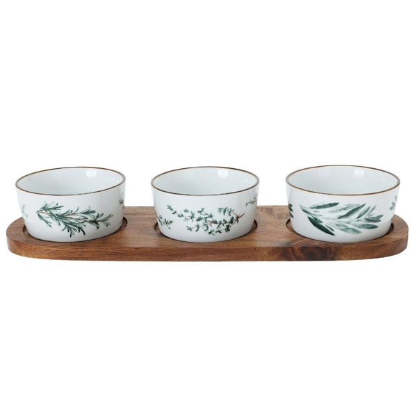 Набор для закусок на подставке 4 предмета 210000920 К